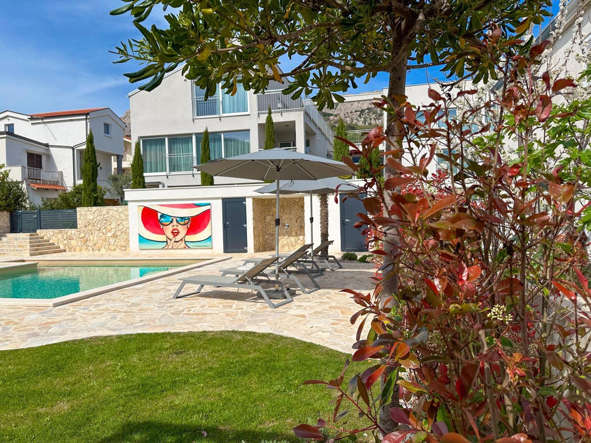 Apartment Baska, Exklusive Apartments Mit Poolarea In Baska, Krk - Kroatien Екстер'єр фото